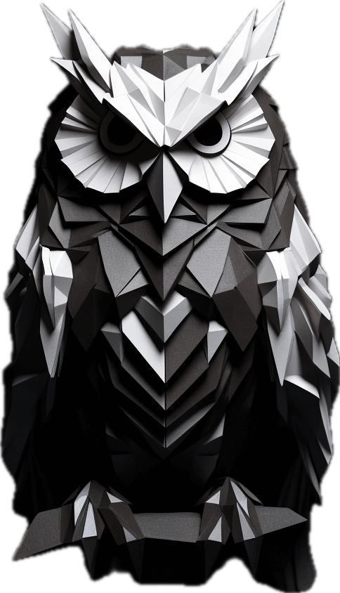 Honey Digital Solutions Owl 3D Artwork